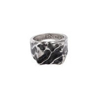 Wave Crest Signet Ring